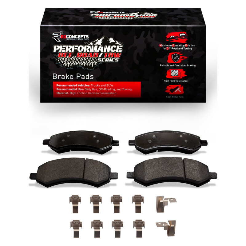 Chrysler Aspen Brake Pads - Front - R1 Concepts - Off-Road/Tow - `05-`24
